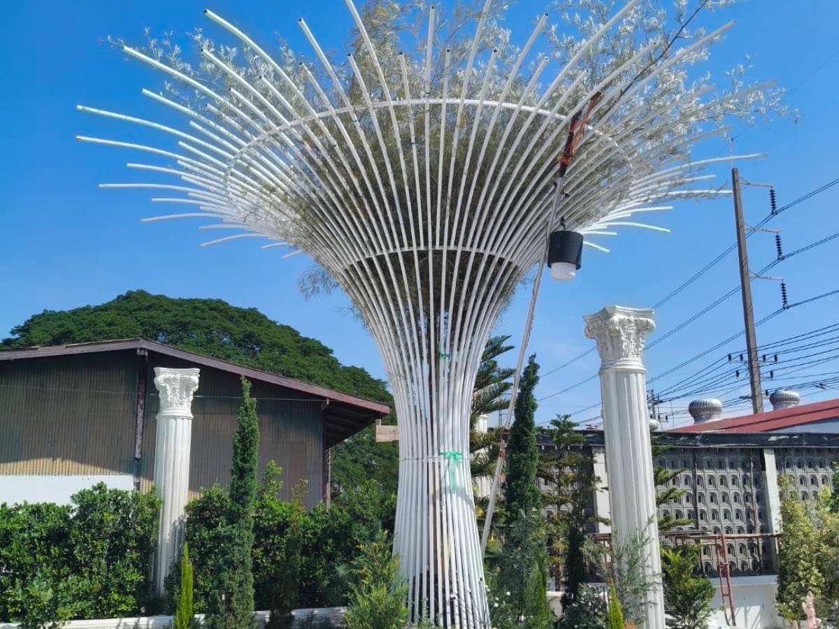 รับผลิตโครงเหล็กตกแต่งสวน